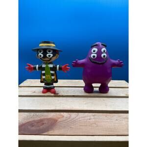 McDonald’s x Cactus Plant Flea Market 2022 Figures - Grimace & Hamburglar Set